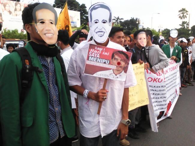 jokowi-ramaikan-demo-ratusan-mahasiswa-sumsel