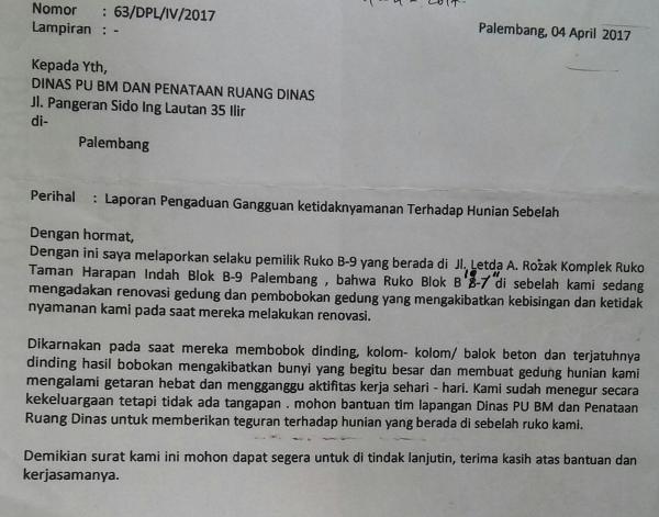 satpol-pp-minta-hentikan-renovasi-ruko-blok-1011-komplek-zuri-express