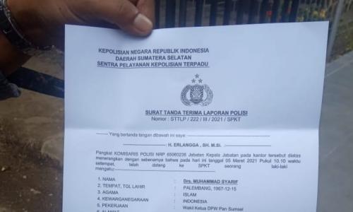 wakil-ketua-pan-sumsel-laporkan-oknum-anggota-dprd-muba