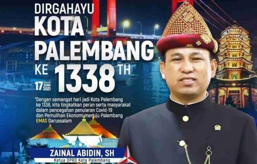 hut-palembang-ke-1338-ini-pesan-ketua-dprd-