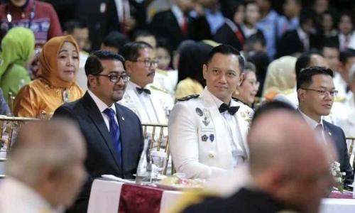 ahy-hadiri-parade-senja-di-kemhan-tradisi-baik-kita-lanjutkan